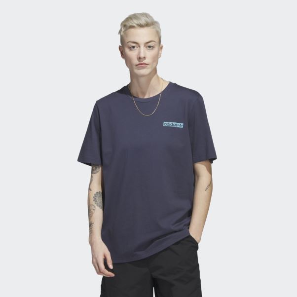 T-shirt 4.0 Cercle Bleu Marine Adidas