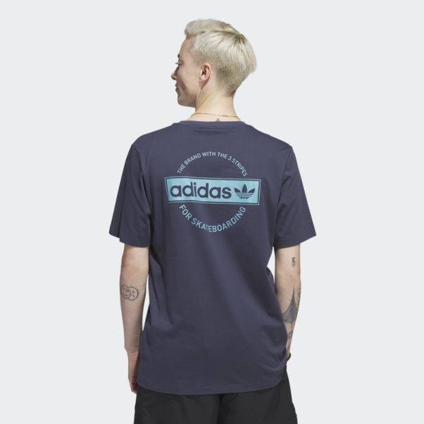 T-shirt 4.0 Cercle Bleu Marine Adidas