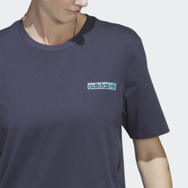 T-shirt 4.0 Cercle Bleu Marine Adidas