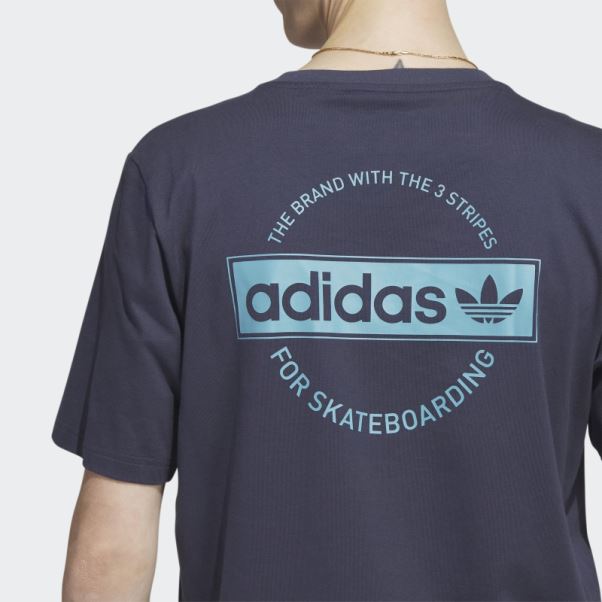 T-shirt 4.0 Cercle Bleu Marine Adidas