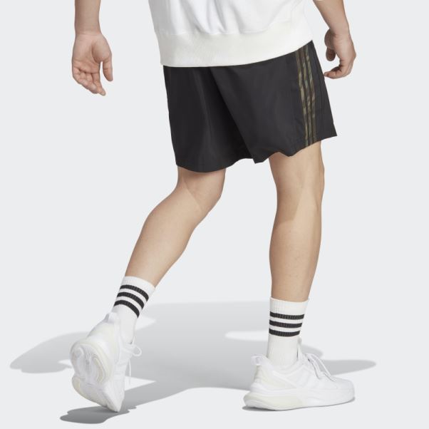 Adidas Short Aeroready Essentials Chelsea 3 Bandes Noir