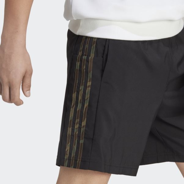 Adidas Short Aeroready Essentials Chelsea 3 Bandes Noir