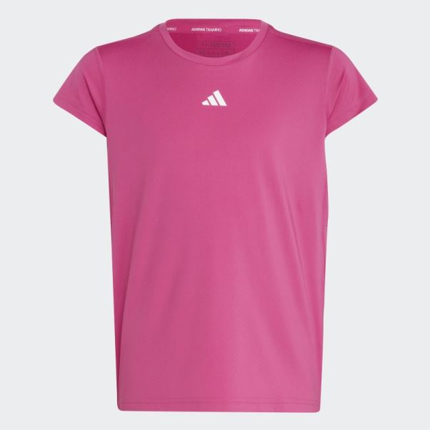 T-shirt Aeroready 3 Bandes Adidas Fuchsia