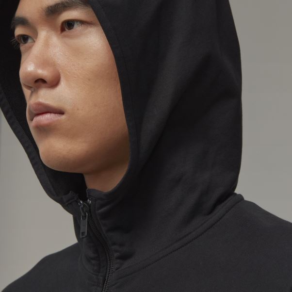 Y-3 Sweat à Capuche Zippé En Tissu éponge Stretch Adidas