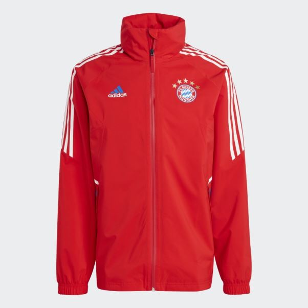 Veste De Pluie Fc Bayern Condivo 22 Rouge Adidas