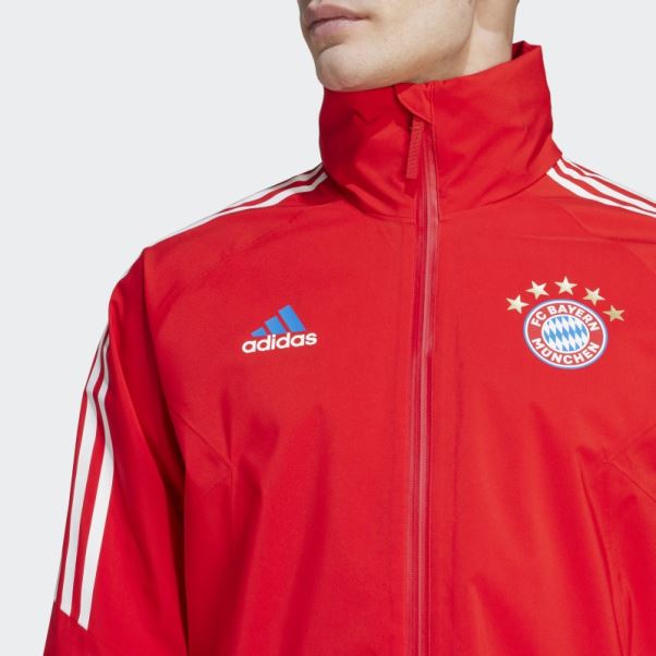 Veste De Pluie Fc Bayern Condivo 22 Rouge Adidas