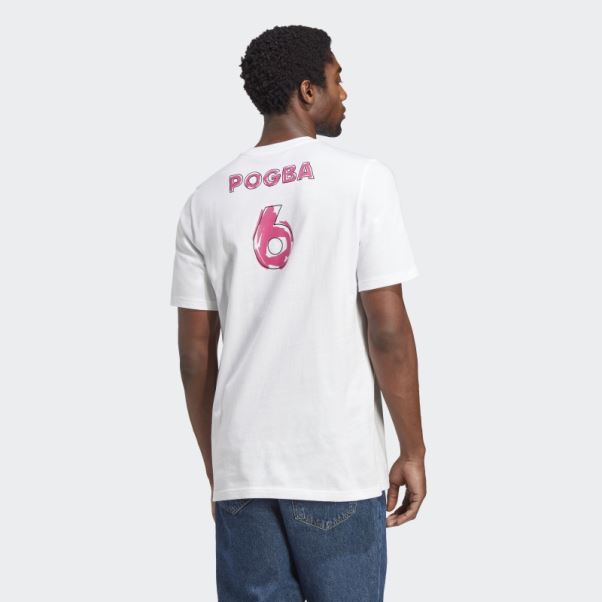 T-shirt Graphique Pogba Icon Adidas Blanc