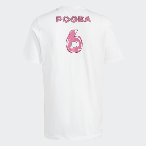 T-shirt Graphique Pogba Icon Blanc Adidas