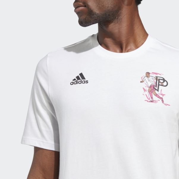 T-shirt Graphique Pogba Icon Blanc Adidas