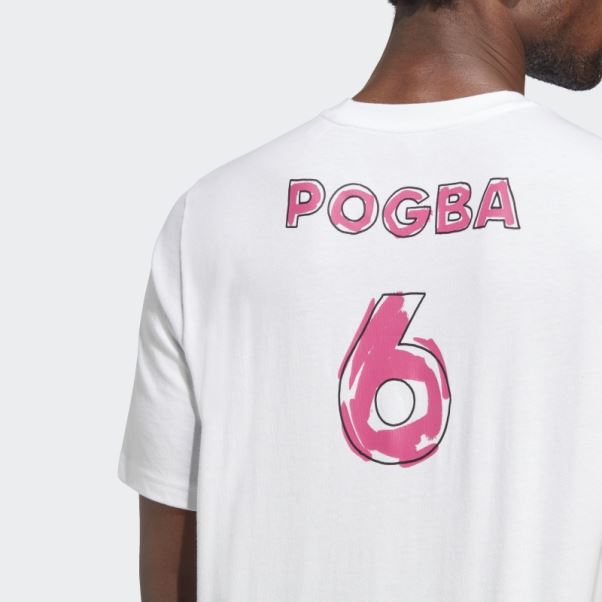 T-shirt Graphique Pogba Icon Blanc Adidas