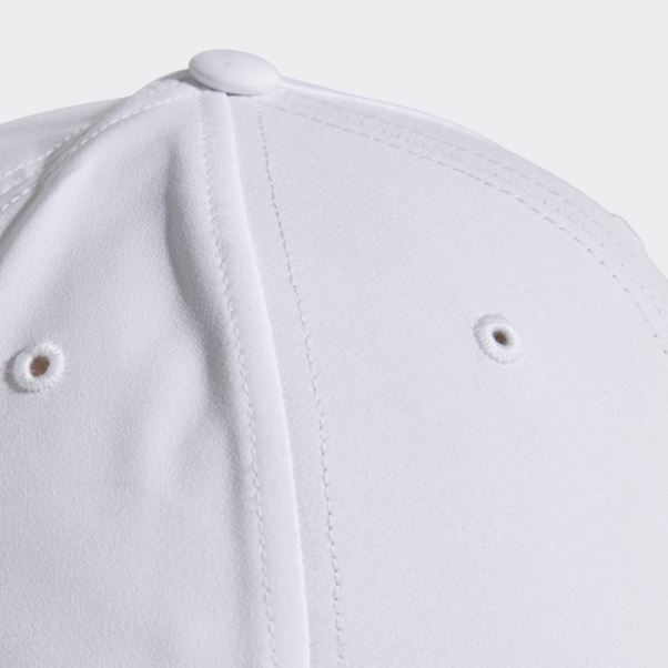 Casquette De Baseball Brodée Légère Adidas Blanc