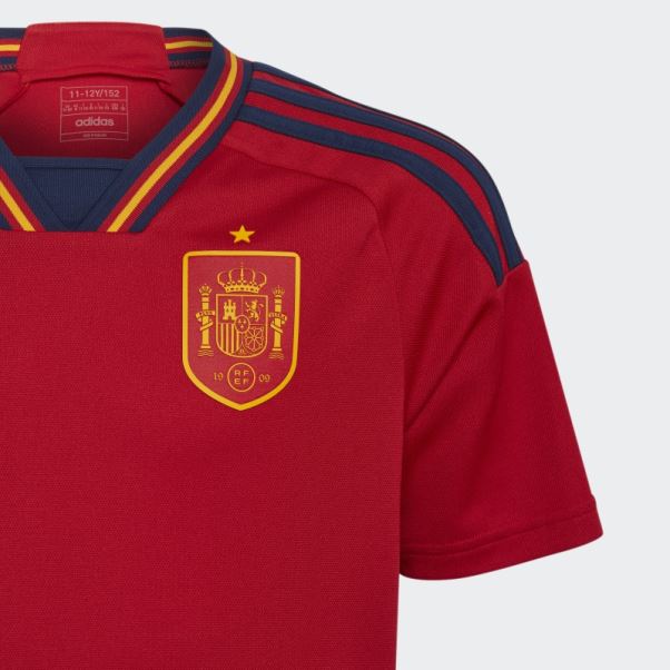 Maillot Domicile Adidas Espagne 22 Bleu Marine élégant