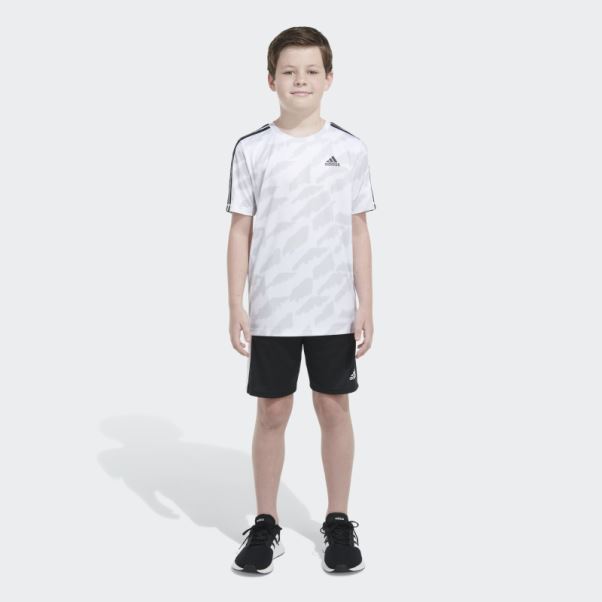 T-shirt Xpress Imprimé Allover Blanc Adidas