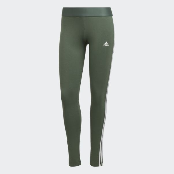 Loungewear Essentials Legging 3 Bandes Vert Oxyde Adidas