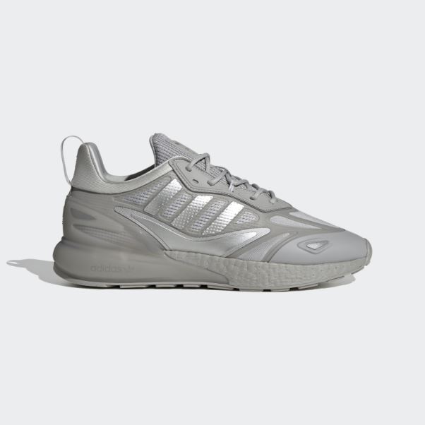 Adidas Zx 2k Boost 2.0 Chaussures Grises