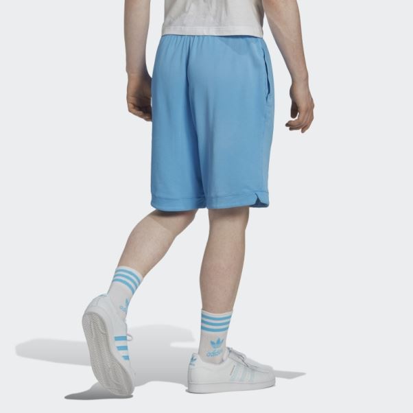 Short Adidas Essentials+ Made With Nature Bleu