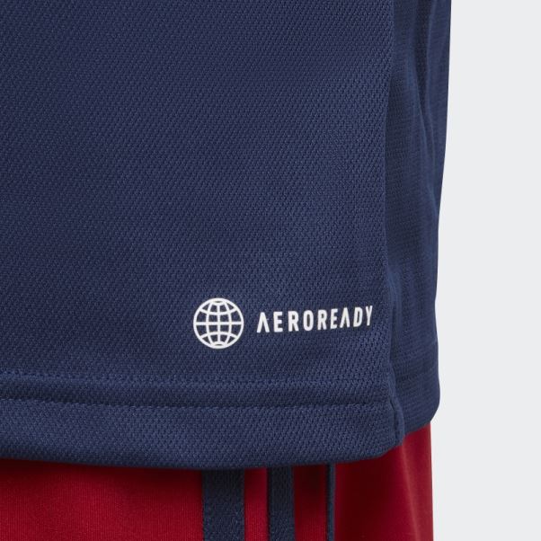 Mini Kit Adidas Ajax Amsterdam 22/23 Extérieur Bleu Marine