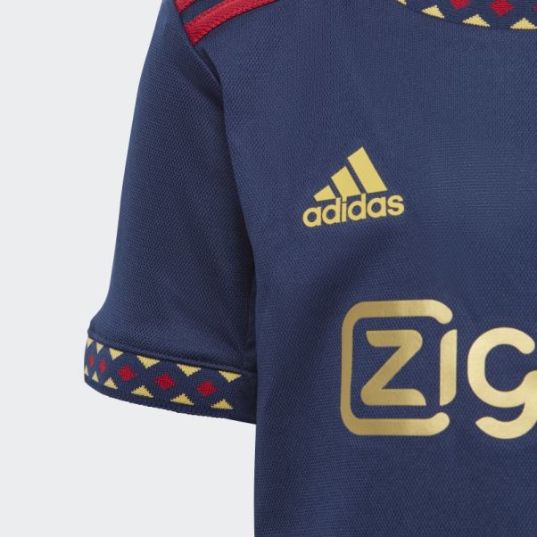 Mini Kit Adidas Ajax Amsterdam 22/23 Extérieur Bleu Marine