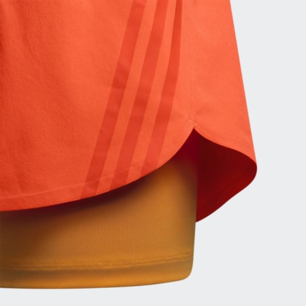 Short Deux En Un Adidas Orange