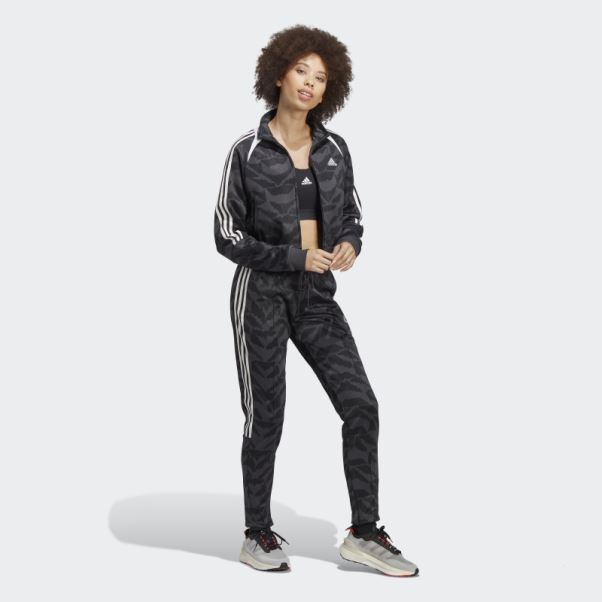 Veste De Survêtement Adidas Tiro Suit Up Lifestyle Carbone