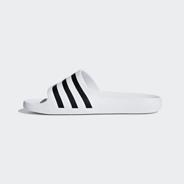 Adilette Aqua Slides Adidas Blanc