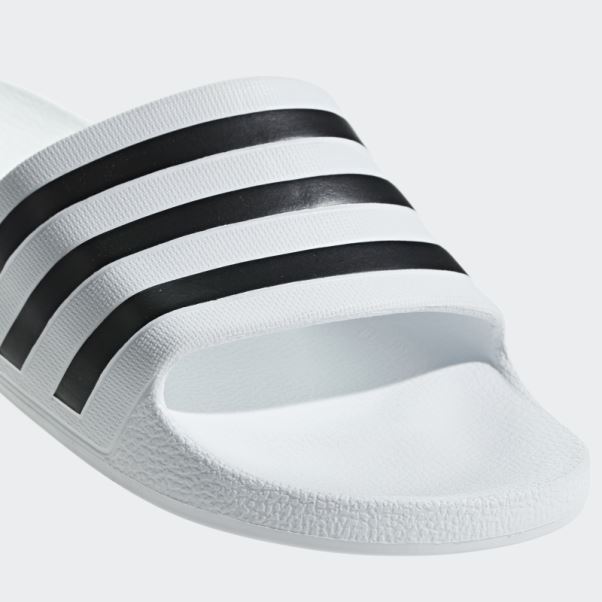 Adilette Aqua Slides Adidas Blanc