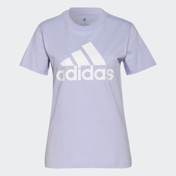 T-shirt Logo Adidas Violet Ton Essentiel