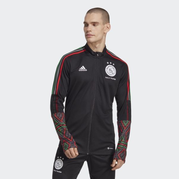 Adidas Ajax Amsterdam X Daily Paper Tiro 21 Track Top Noir