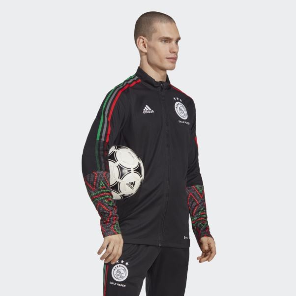 Adidas Ajax Amsterdam X Daily Paper Tiro 21 Track Top Noir