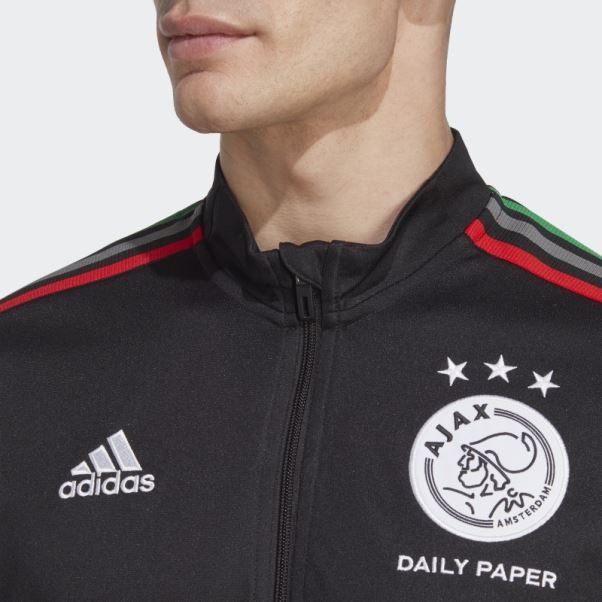 Adidas Ajax Amsterdam X Daily Paper Tiro 21 Track Top Noir