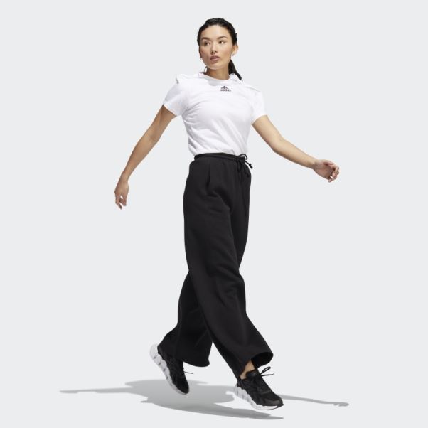 Pantalon Large Adidas All Szn Polaire Noir