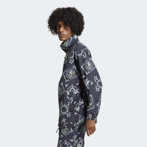 Anorak Multicolore Adidas Aventure Allover Print Archive (non Genré) Chaud