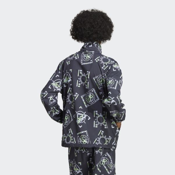 Anorak Multicolore Adidas Aventure Allover Print Archive (non Genré) Chaud