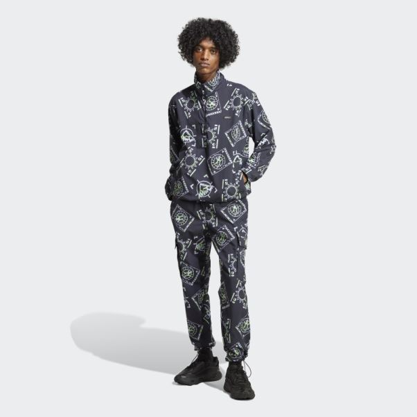Anorak Multicolore Adidas Aventure Allover Print Archive (non Genré) Chaud