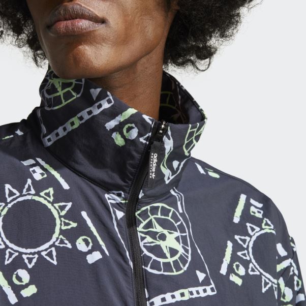 Anorak Multicolore Adidas Aventure Allover Print Archive (non Genré) Chaud