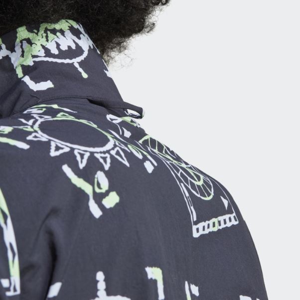Anorak Multicolore Adidas Aventure Allover Print Archive (non Genré) Chaud