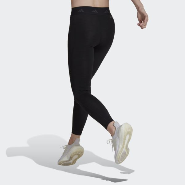 Legging Adidas Techfit Brushed Noir Chiné