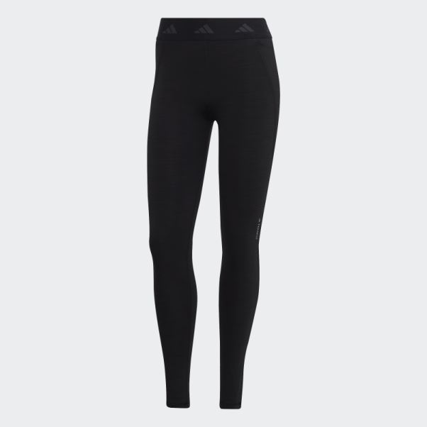 Legging Adidas Techfit Brushed Noir Chiné