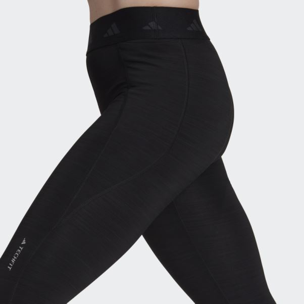 Legging Adidas Techfit Brushed Noir Chiné
