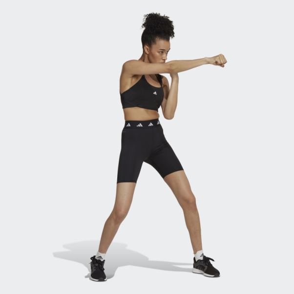 Adidas Techfit Bike Leggings Courts Noir