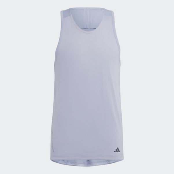 Adidas Yoga Base Training Tank Top Violet Argent