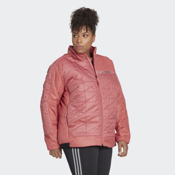 Adidas Rouge Terrex Multi Veste Isolée (taille Plus)