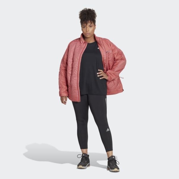 Adidas Rouge Terrex Multi Veste Isolée (taille Plus)