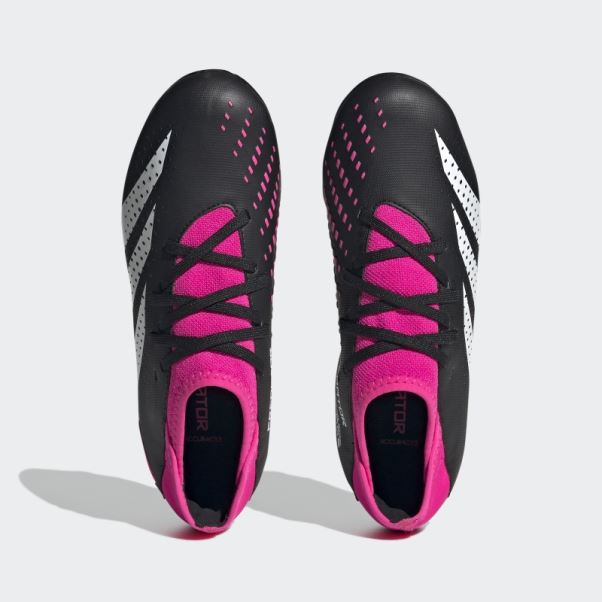 Predator Accuracy.3 Chaussures De Sol Ferme Adidas Noir