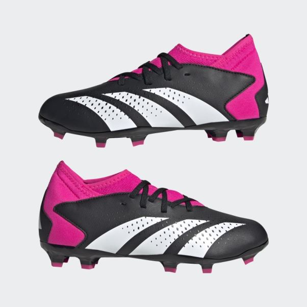 Predator Accuracy.3 Chaussures De Sol Ferme Adidas Noir