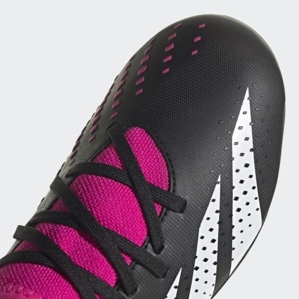 Predator Accuracy.3 Chaussures De Sol Ferme Adidas Noir