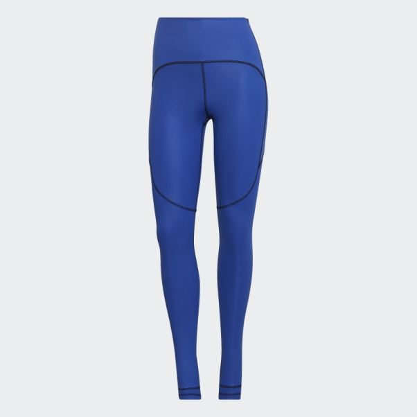 Collants Adidas By Stella Mccartney Truestrength Chaud Audacieux Bleu