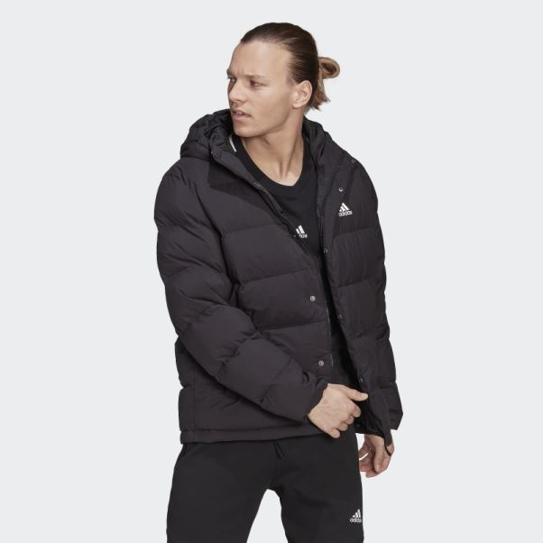 Doudoune à Capuche Helionic Noir Adidas