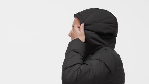 Doudoune à Capuche Helionic Noir Adidas