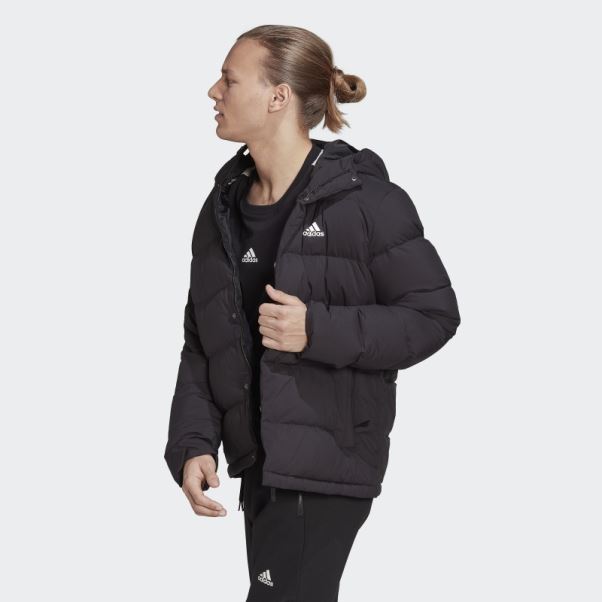 Doudoune à Capuche Helionic Noir Adidas